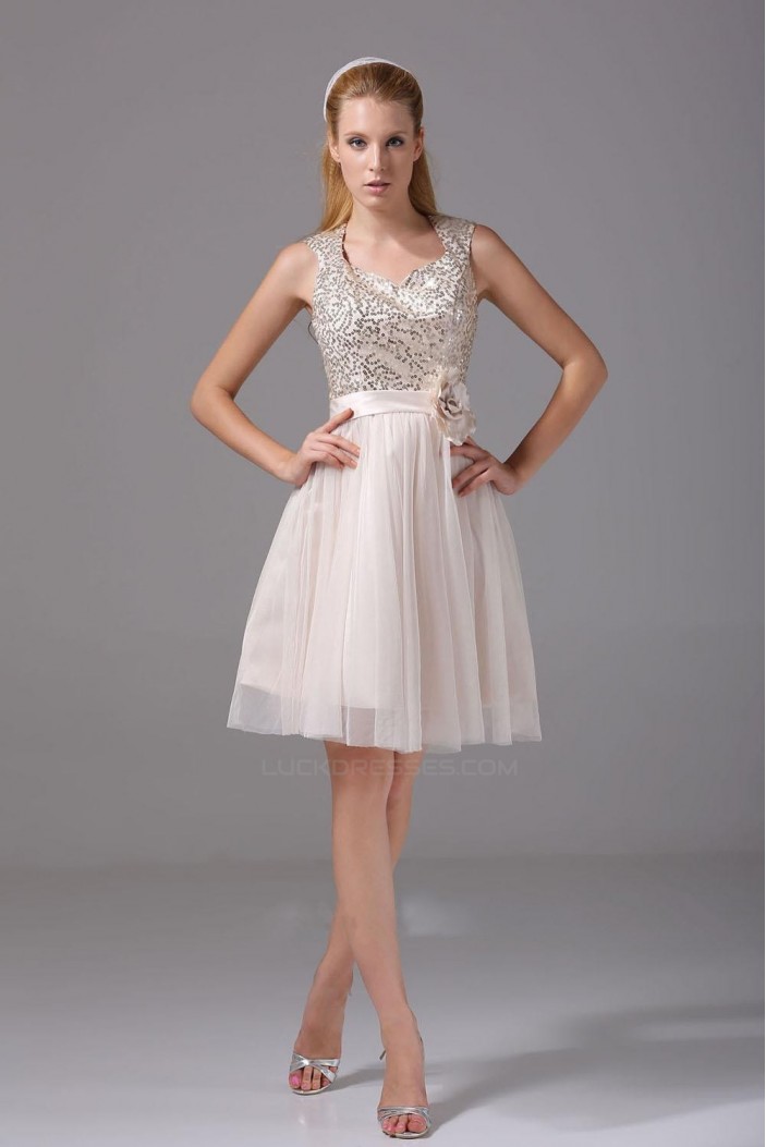 Short Sequin Cocktail Homecoming Prom Evening Dresses ED010790