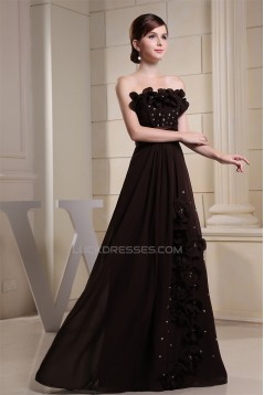 A-Line Chiffon Sleeveless Long Prom/Formal Evening Dresses 02020012