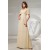 A-Line Floor-Length V-Neck Chiffon Formal Evening Mother of the Bride Dresses 02020020