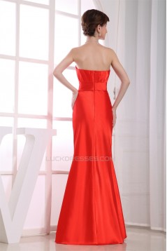 Trumpet/Mermaid Beading Strapless Prom/Formal Evening Dresses 02020100