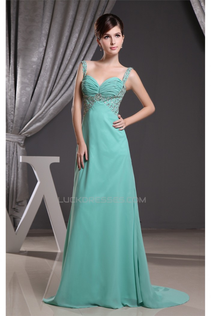 Beading Sweetheart Chiffon Long Prom/Formal Evening Dresses 02020102