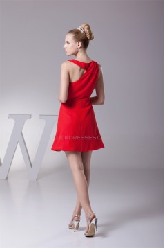 A-Line Scoop Sleeveless Chiffon Evening Party Bridesmaid Dresses 02021025