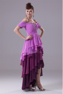 Asymmetrical Beading Sweetheart Chiffon Prom/Formal Evening Dresses 02021035