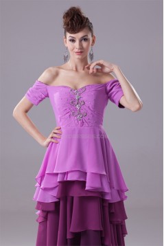 Asymmetrical Beading Sweetheart Chiffon Prom/Formal Evening Dresses 02021035