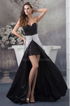 Sequined Material Sweetheart Sheath/Column Split Front Prom/Formal Evening Dresses 02021190