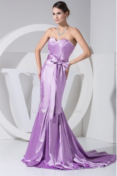 Trumpet/Mermaid Sweetheart Brush Sweep Train Long Prom/Formal Evening Dresses 02020123