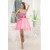 Sleeveless Soft Sweetheart A-Line Taffeta Silk like Satin Fine Netting Homecoming Dresses 02021231