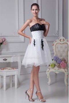 Sweetheart Ruffles Satin Organza Sleeveless Prom/Formal Evening Dresses 02021257