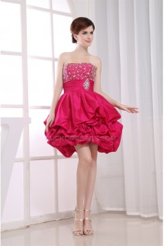 Taffeta Soft Sweetheart Ball Gown Short/Mini Prom/Formal Evening Dresses 02021271