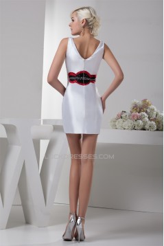 Beading Portrait Sleeveless Short/Mini Prom/Formal Evening Dresses 02021290