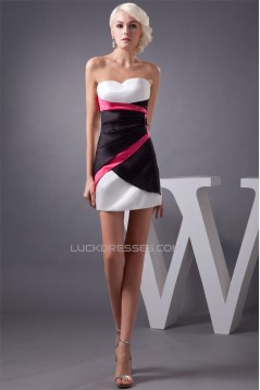 Short/Mini Sheath/Column Sleeveless Sweetheart Prom/Formal Evening Dresses 02021387