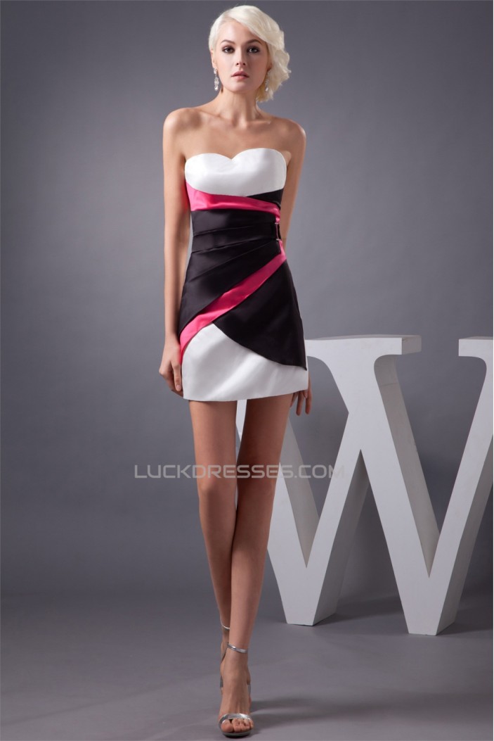 Short/Mini Sheath/Column Sleeveless Sweetheart Prom/Formal Evening Dresses 02021387