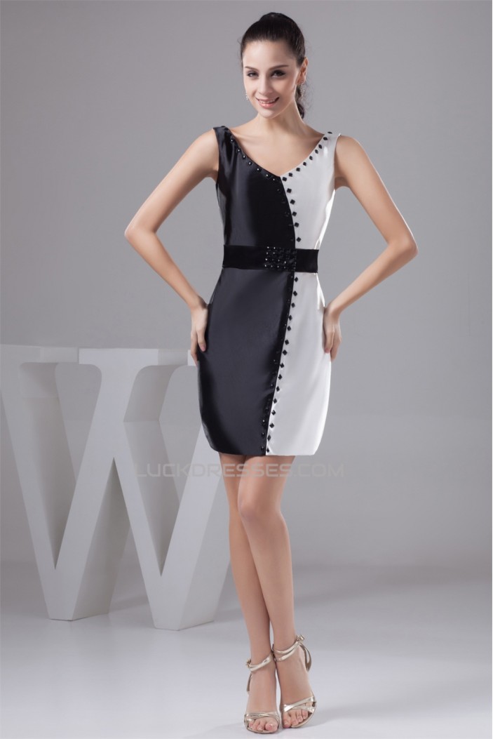 Sleeveless Sheath/Column Silk like Satin Prom/Formal Evening Dresses 02021418