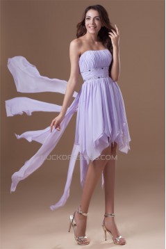 Asymmetrical Beading A-Line Chiffon Prom/Formal Evening Homecoming Dresses 02021447
