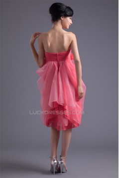 Pleats Knee-Length A-Line Sweetheart Sleeveless Prom/Formal Evening Dresses 02021488