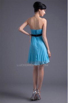 Short/Mini Bow s Sleeveless Strapless Prom/Formal Evening Dresses 02021502