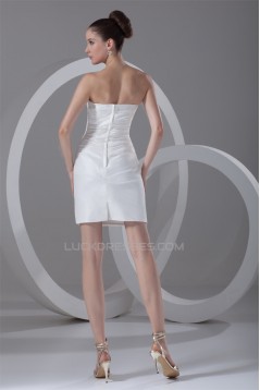 Short/Mini Taffeta Sheath/Column Sleeveless Prom/Formal Evening Dresses 02021517