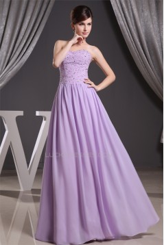 A-Line Floor-Length Sleeveless Chiffon Prom/Formal Evening Dresses 02020174