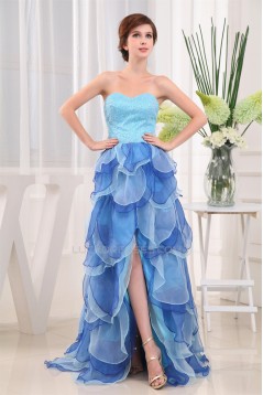 Organza Silk like Satin Beading Sweetheart Prom/Formal Evening Dresses 02020239