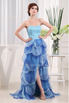 Organza Silk like Satin Beading Sweetheart Prom/Formal Evening Dresses 02020239