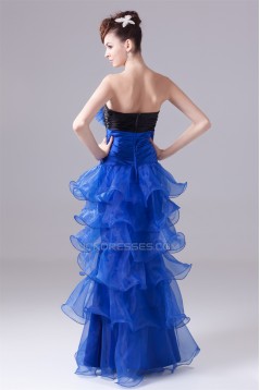 Organza Silk like Satin Handmade Flowers Prom/Formal Evening Dresses 02020240