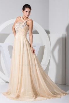 A-Line Asymmetrical Puddle Train Sleeveless Prom/Formal Evening Dresses 02020247