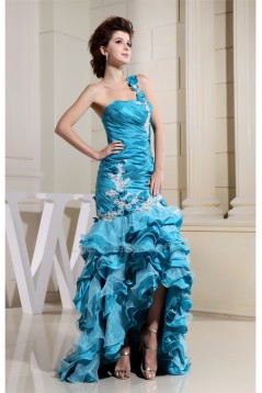 Trumpet/Mermaid Ruffles One-Shoulder Prom/Formal Evening Dresses 02020257