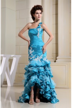 Trumpet/Mermaid Ruffles One-Shoulder Prom/Formal Evening Dresses 02020257