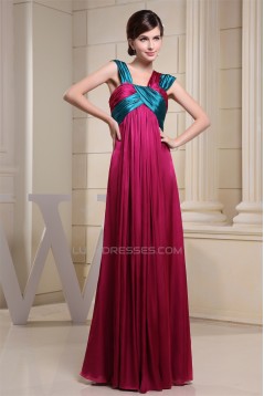 Empire Ruched Sleeveless Straps Floor-Length Prom/Formal Evening Dresses 02020267