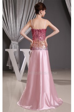 Silk like Satin Sweetheart A-Line Sequins Prom/Formal Evening Dresses 02020321