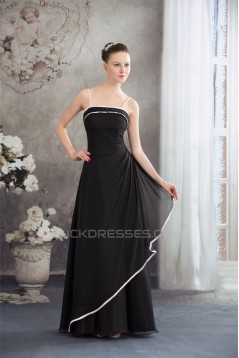 A-Line Floor-Length Spaghetti Straps Prom/Formal Evening Bridesmaid Dresses 02020324