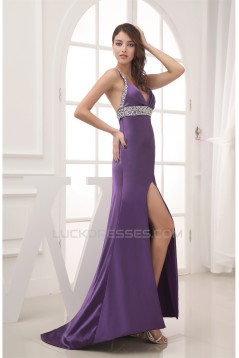 Beading Brush Sweep Train Prom/Formal Evening Dresses 02020336