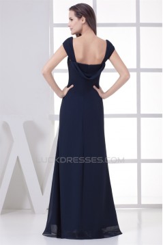 Sheath/Column Chiffon Long Prom/Formal Evening Mother of The Bride Dresses 02020354