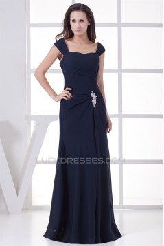 Sheath/Column Chiffon Long Prom/Formal Evening Mother of The Bride Dresses 02020354