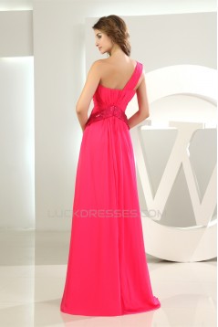 Sleeveless One-Shoulder Floor-Length Sequins Prom/Formal Evening Dresses 02020376