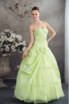 Ball Gown Sweetheart Handmade Flowers Prom/Formal Evening Dresses 02020388