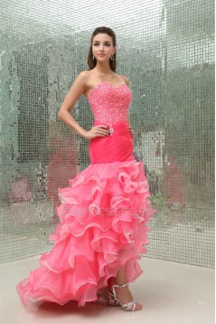 Trumpet/Mermaid Sweetheart Brush Sweep Train Sleeveless Prom/Formal Evening Dresses 02020428