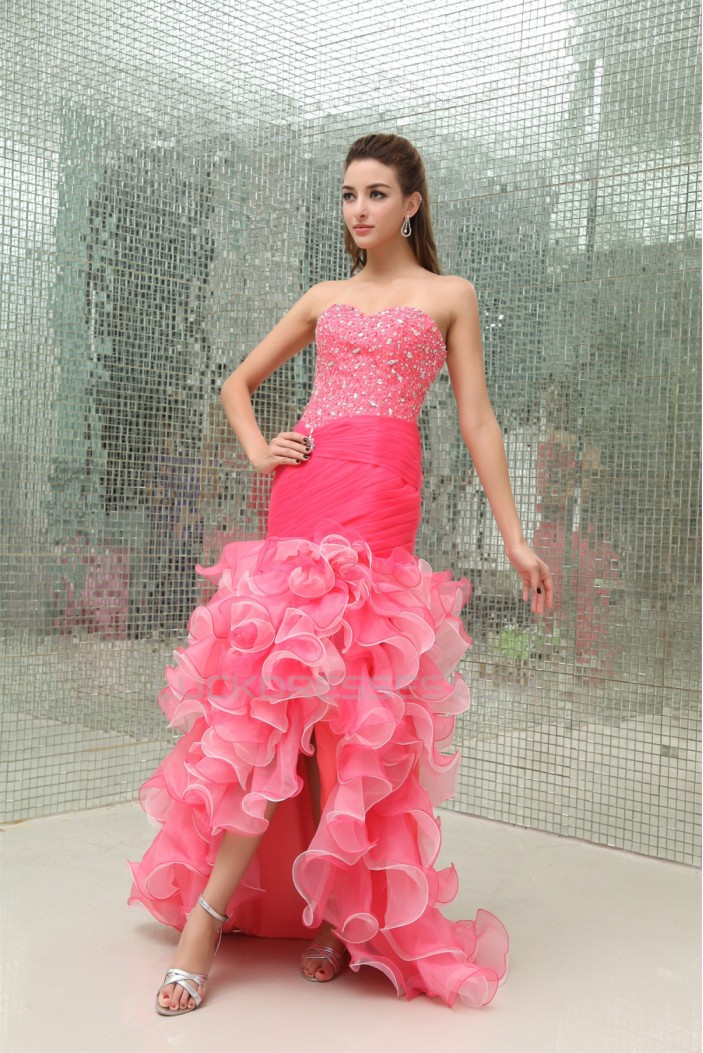 Trumpet/Mermaid Sweetheart Brush Sweep Train Sleeveless Prom/Formal Evening Dresses 02020428