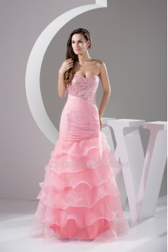 Trumpet/Mermaid Sweetheart Floor-Length Beading Prom/Formal Evening Dresses 02020432