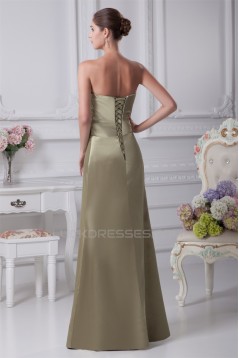 Sheath/Column Sweetheart Sleeveless Criss Cross Floor-Length Evening Formal Bridesmaid Dresses 02020440