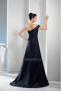 A-Line One-Shoulder Pleats Prom/Formal Evening Dresses 02020445