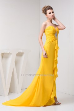 Trumpet/Mermaid Sweetheart Chiffon Prom/Formal Evening Dresses 02020461