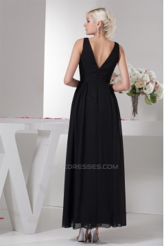 Ankle-Length A-Line Chiffon Prom/Formal Evening Bridesmaid Dresses 02020466