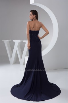 Brush Sweep Train Chiffon Sweetheart Mermaid/Trumpet Prom/Formal Evening Dresses 02020493