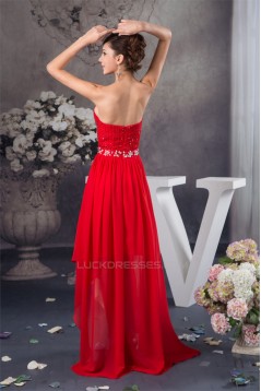 Charming A-Line Sweetheart Chiffon Homecoming Cocktail Evening Dresses 02020499