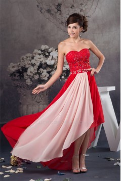 Charming A-Line Sweetheart Chiffon Homecoming Cocktail Evening Dresses 02020499