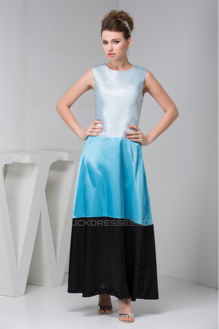 Ankle-Length Scoop Formal Evening Bridesmaid Dresses 02020506