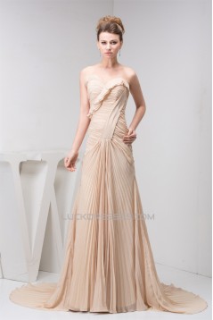 A-Line Sweetheart Chiffon Sleeveless Prom/Formal Evening Dresses 02020507