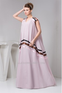 Chiffon V-Neck Sleeveless Prom/Formal Evening Maternity Dresses 02020509