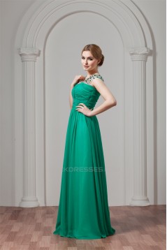 Floor-Length Chiffon Plus Size Prom/Formal Evening Dresses 02020517